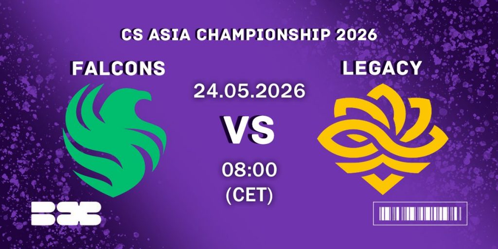 Falcons vs Legacy – Grand Final Prediction – CS Asia Championship 2026