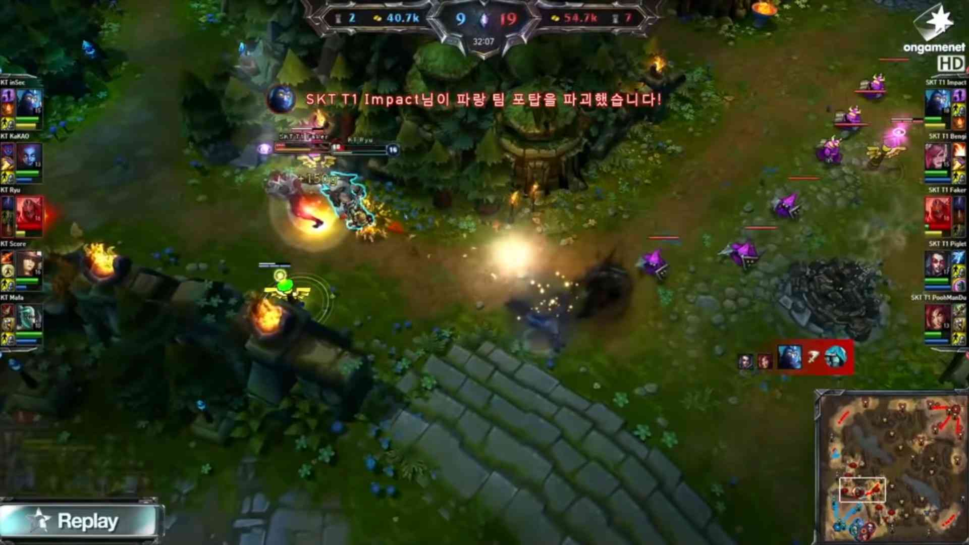 Lee âFakerâ Sang-hyeokâs crazy outplay on Ryu âRyuâ Sang-wook was a result of the game five blind picks tradition (Image Credits: LoL Esports/ongamenet).