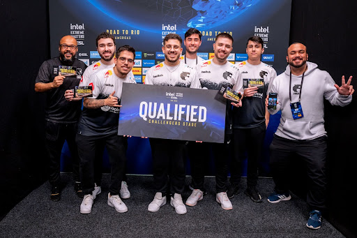 Kaike âKSCERATOâ Cerato and his team are seen celebrating after qualifying for the Major in Brazil | Image: Copyright ESL | [Stephanie Lindgren]