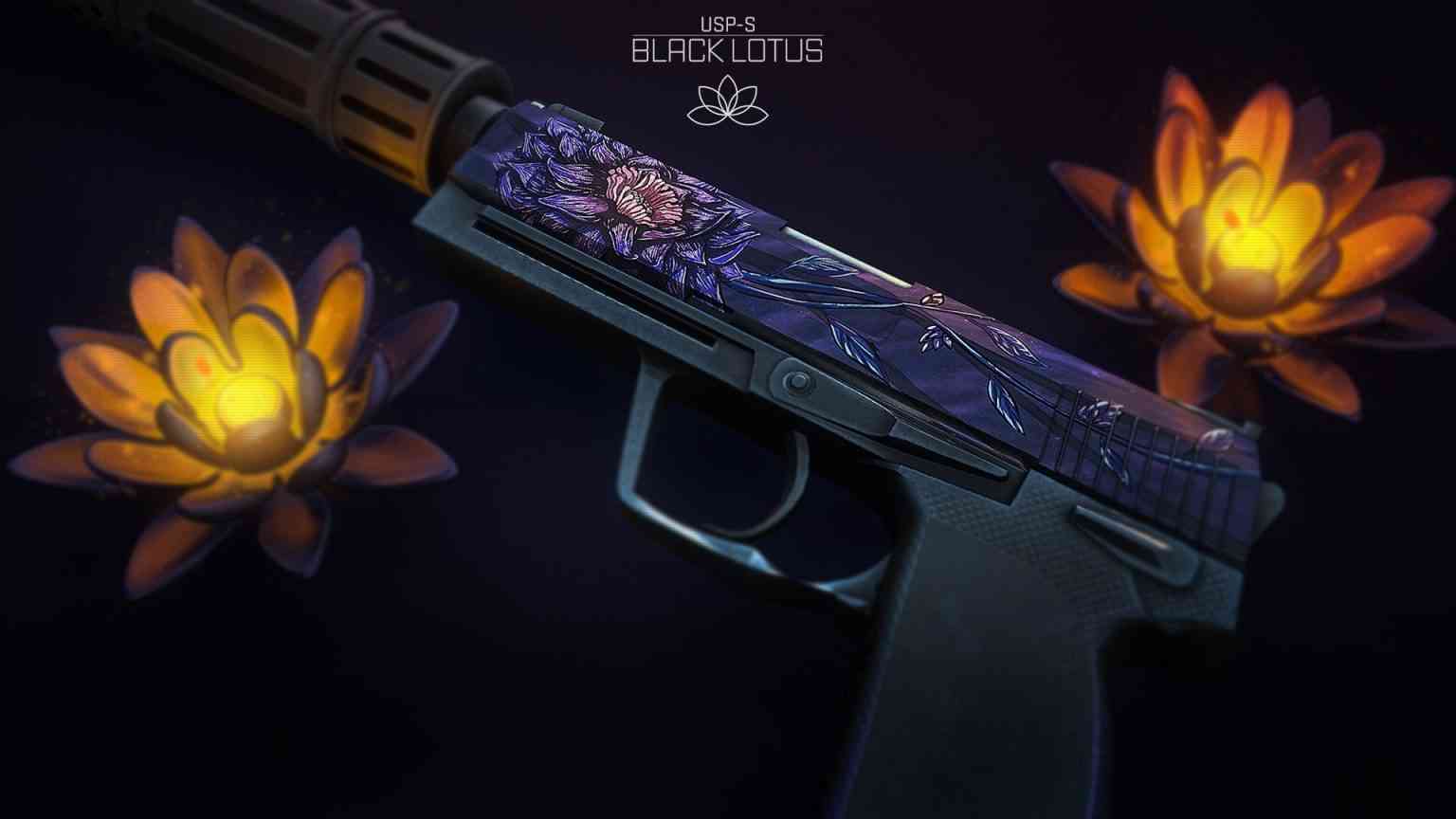 USP-S | Black Lotus