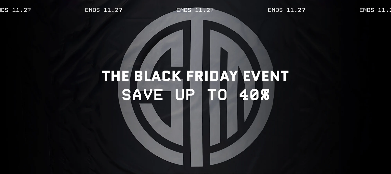 The TSM logo appears in silver against a black background with the words 