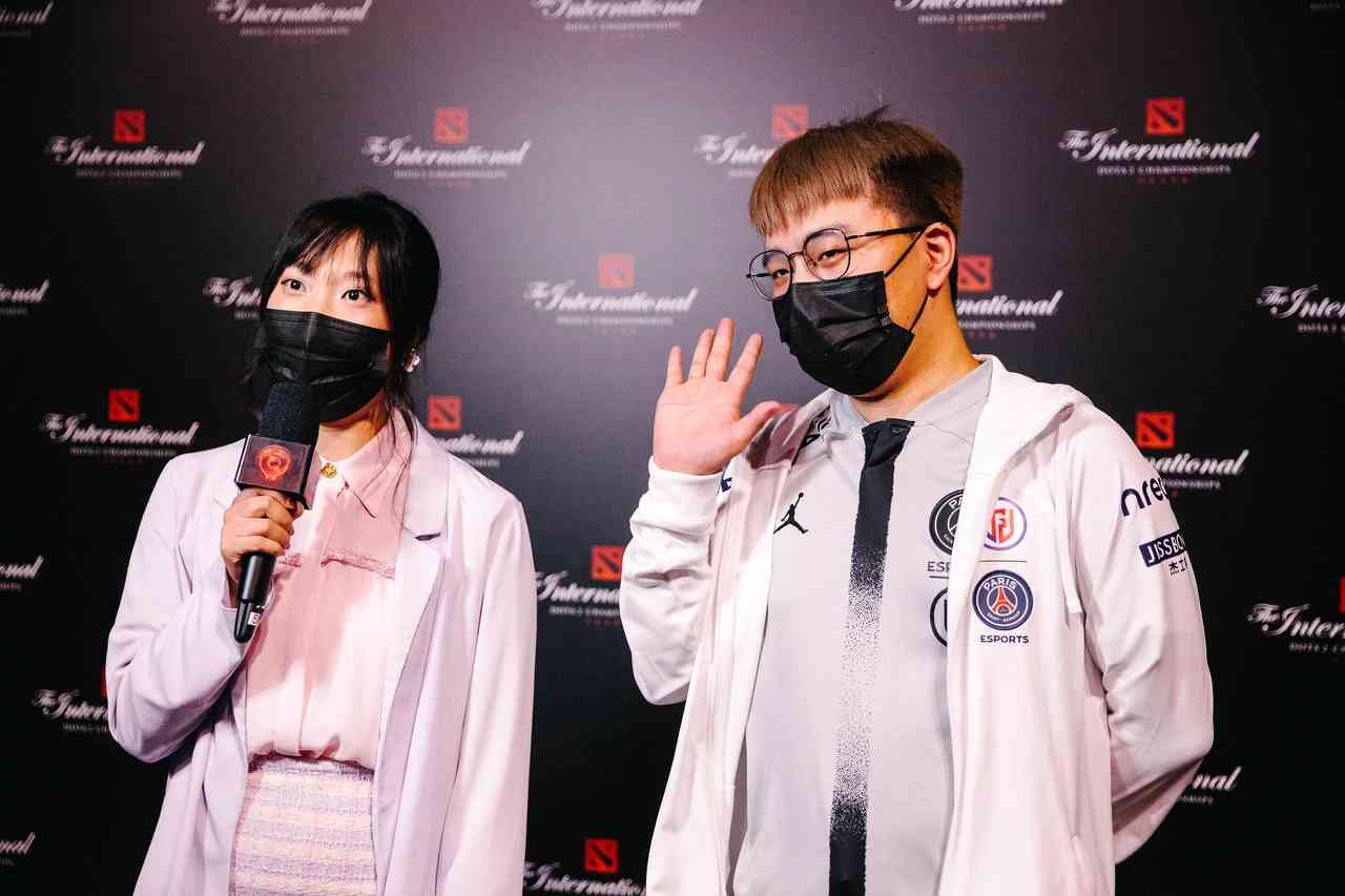 Y` doing an interview during TI11. Credit: Valve