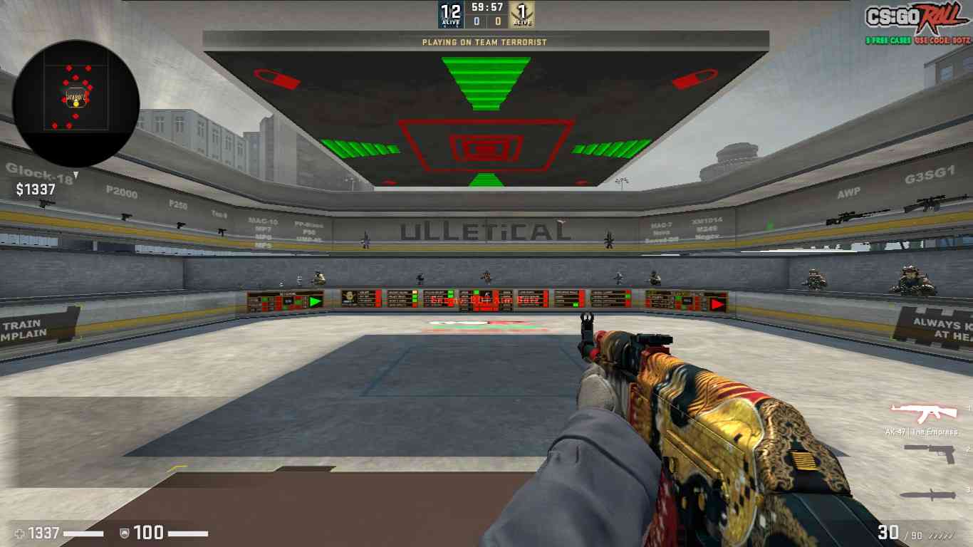 What the map Aim_botz looks like