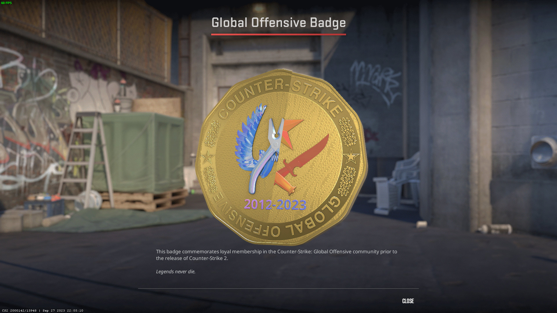 Global Offensive Badge