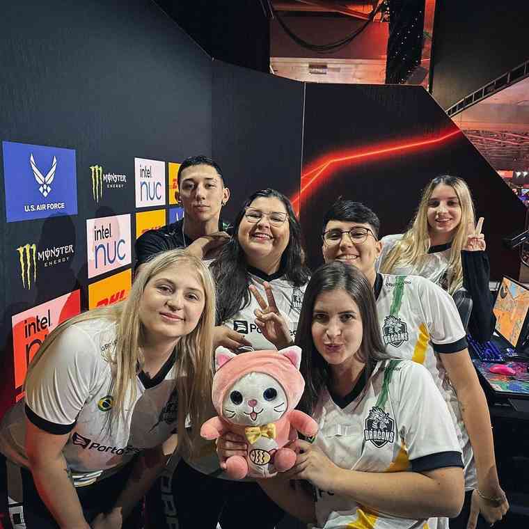 Black Dragons Female at ESL Impact Season 3 Finals. Credit: Black Dragons