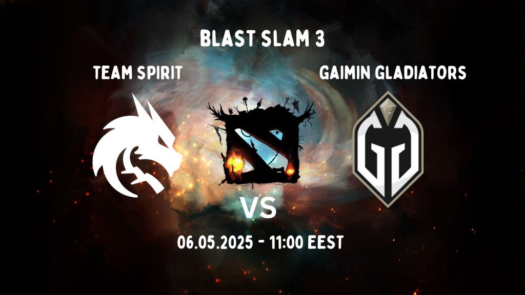 Team Spirit vs Gaimin Gladiators Prediction - BLAST Slam 3