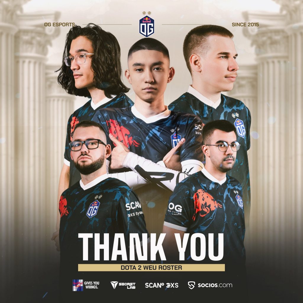 OG Dota 2 Roster Disbanded (2025) — Full Detail OG Dota 2 roster