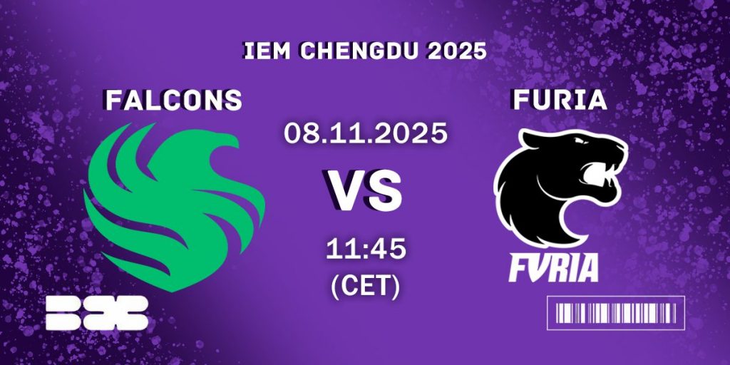 Falcons vs FURIA – Semi-final Prediction – IEM Chengdu 2025
