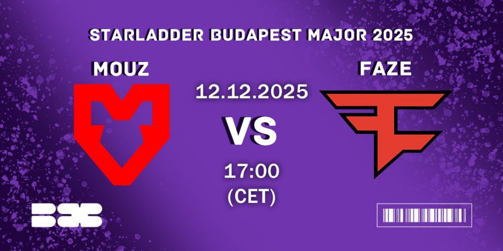 MOUZ vs FaZe – Quarter-final Prediction – StarLadder Budapest Major 2025