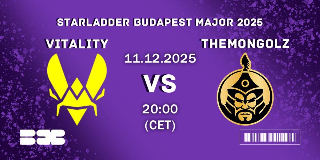 Vitality vs TheMongolZ – Quarter-final Prediction – StarLadder Budapest Major 2025